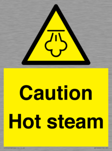 Caution Hot steam